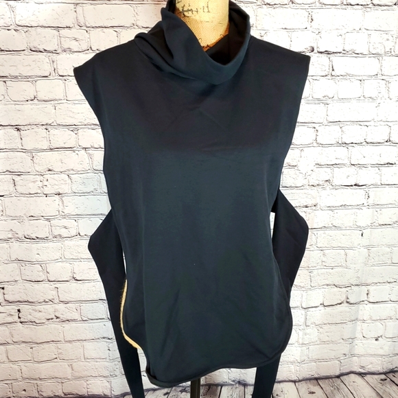 Nike Black Cowlneck Dri-Fit Cover-Up Top Size M EUC - Picture 9 of 12